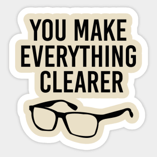 Glasses Sticker